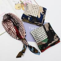 Fashion Scarf, Satin, Square & for woman 