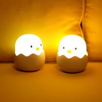 LED Colorful Night Lamp, Silicone, touching switch & with USB interface & with LED light 