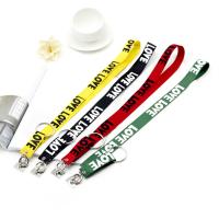 Fashion Mobile Phone Lanyard, Nylon Cord, with Zinc Alloy, word love, silver color plated 25mm Approx 18.8 Inch 
