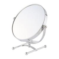 Miroir cosmétique de fer, avec verre, rotatif & double face Vendu par PC