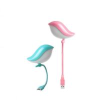 LED Colorful Night Lamp, ABS Plastic, Bird, with USB interface & with LED light, Random Color 