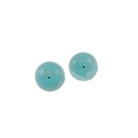 Magnesite Beads, Round & half-drilled Approx 1mm 