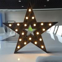 LED Colorful Night Lamp, Plastic, Star, with LED light 