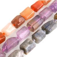 Perles de pierre gemme mixte, Irrégulière, différents matériaux pour le choix, 7-9x5-7x5-7mm Environ 0.4mm Environ 15 pouce, Environ Vendu par brin