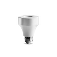 PC Plastic Smart Light Socket, use E27 bulb, white, 1.6mm 