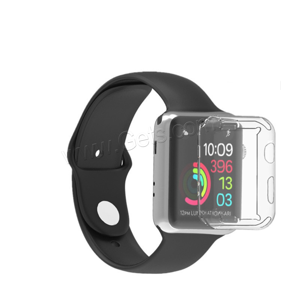 Silicone Watch Crash-proof Frame, durable & for apple watch & different size for choice, Sold By PC