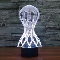 LED Colorful Night Lamp, ABS Plastic, with Acrylic, Animal, with USB interface & change color automaticly 