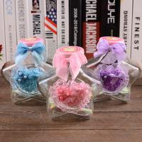 Glass Wish Bottle, with Cloth, Star, blow, lightening, Random Color 