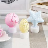 LED Colorful Night Lamp, Plastic, brushwork, with LED light mixed colors 