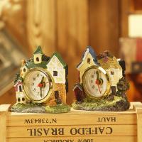 Relojoes Sobremesa para Decoración, resina, con Vidrio & Plástico, Casa, manejo del pincel, 80x80mm, Vendido por UD