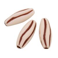 Imitation Wood Acrylic Beads, Horse Eye Approx 1mm, Approx 
