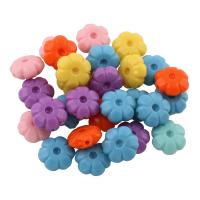 Solid Color Acrylic Beads, Flower, mixed colors Approx 0.5mm, Approx 
