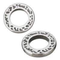 Soldered Stainless Steel Jump Ring, Donut, original color Approx 8mm 