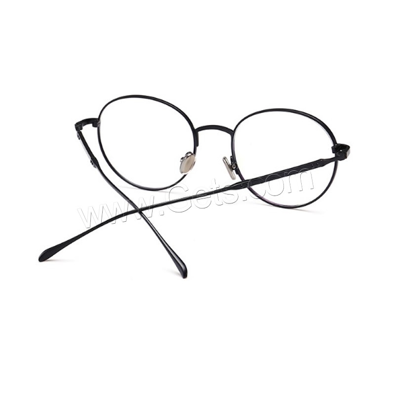 Klare Plain Gläser, PC Kunststoff, mit Metallisches Legieren, Brille, Vintage & unisex & verschiedene Muster für Wahl, 140x132x45mm, verkauft von PC