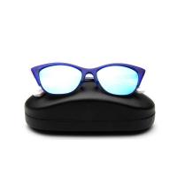 caja de gafas, Cuero de PU, con Plástico, prueba de rotura, Negro, 167x78x52mm, Vendido por UD
