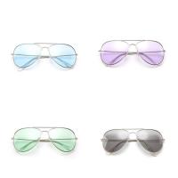 Fashion Sunglasses, Metal Alloy, with Acrylic, break proof & for woman 