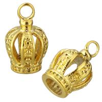 Stainless Steel Bail Setting, Crown, gold color plated Approx 2.5mm, 4.5mm 