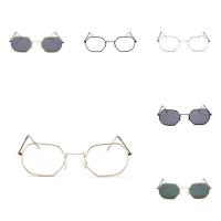 Fashion Sunglasses, Metal Alloy, with Acrylic, plated, break proof & for woman 