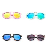 Fashion Sunglasses, PC Plastic, with Metal Alloy & Acrylic, for children 