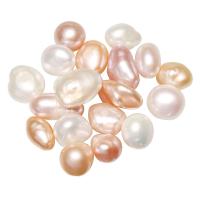 Perlas Cultivadas Nucleadas de Agua Dulce, sin agujero, más colores para la opción, 9-10mm, Vendido por UD