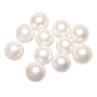 Round Cultured Freshwater Pearl Beads & no hole, white, Grade AAAAA 