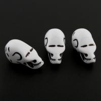 Acrylic Jewelry Beads, Skull Approx 2mm, Approx 
