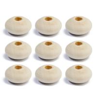 Perles en bois d'origine, rondelle, normes différentes pour le choix, couleur originale Environ 4mm Vendu par sac