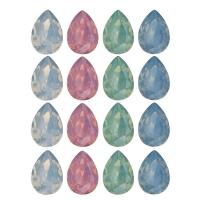 Faceted Resin Cabochon, Teardrop 
