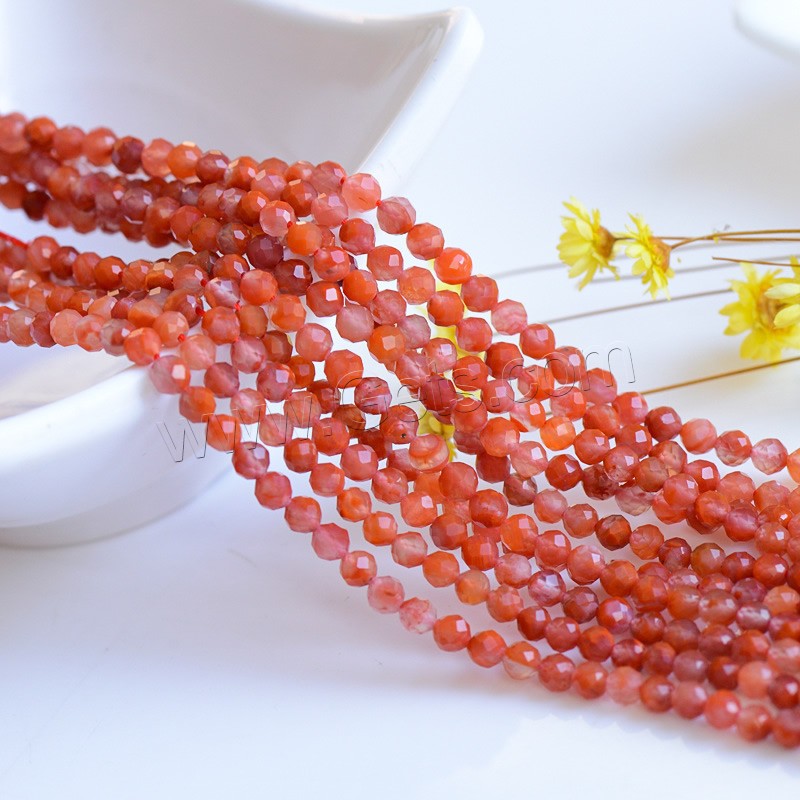 Yunnan Red Agate Bracelet, Round, portable & different size for choice & for woman, Length:Approx 7 Inch, Sold By Strand