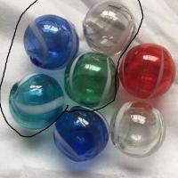 Refined Lampwork Beads, Round, blow 13mm Approx 2mm 