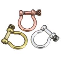 Brass Screw Pin Shackle, plated 