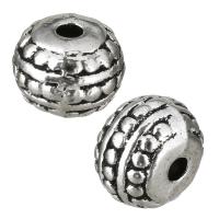 Zinc Alloy Jewelry Beads, Drum, antique silver color plated Approx 1.5mm 
