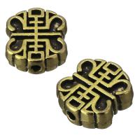 Zinc Alloy Jewelry Beads, antique bronze color plated Approx 1.5mm 