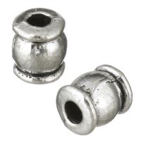 Zinc Alloy Jewelry Beads, antique silver color plated Approx 2mm 