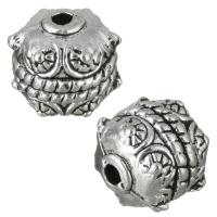 Zinc Alloy Jewelry Beads, antique silver color plated Approx 2mm 