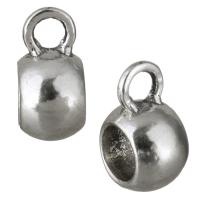 Zinc Alloy Bail Beads, antique silver color plated Approx 2.5mm, 5mm 