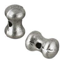 Zinc Alloy Jewelry Beads, antique silver color plated Approx 1mm 