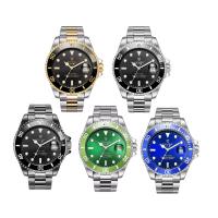 Colección de relojes TEVISE®, acero inoxidable, con dial de aleación de cinc & Vidrio, chapado, 30M resistente al agua & para hombre & luminoso, más colores para la opción, 43x14mm, longitud:aproximado 9 Inch, Vendido por Sarta