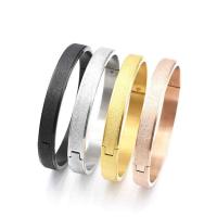 316L Stainless Steel Bangle, plated & for couple 6mm, 8mm 