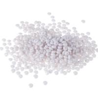 Perles acryliques nature, Acrylique, rondelle, couleur solide, blanc Environ 1mm Vendu par sac