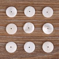 Natural White Shell Beads, Round Approx 2mm 