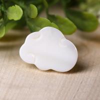 White Shell Cabochon, Cloud 