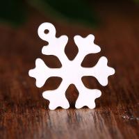 White Shell Pendants, Snowflake, hand polished Approx 1mm 