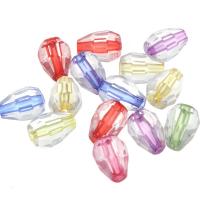 Perles acryliques transparentes, Acrylique, couleurs mélangées Environ 1mm Vendu par sac