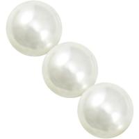 Moitié forés perles de coquillage de mer du Sud, coquille de mer du sud, Rond, multiple tailles pour le choix & semi-foré, plus de couleurs à choisir Environ 1mm, Vendu par PC