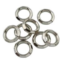 CCB Plastic Linking Ring, Copper Coated Plastic, Donut, platinum color plated Approx 4mm 