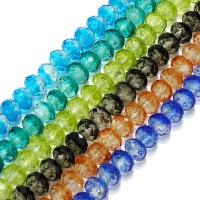 Perles de verre à facettes, chalumeau, plus de couleurs à choisir Environ 2mm Environ 14.5 pouce, Environ Vendu par brin