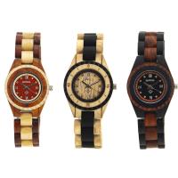 BEWELL® Watch Collection, Wood, with Glass & Stainless Steel, Japanese movement, Life water resistant & for man, 40mm Approx 8.5 Inch 