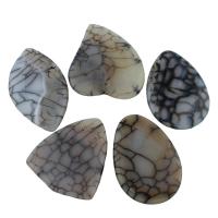Dragon Veins Agate Pendant, mixed - Approx 1mm 
