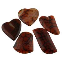 Dragon Veins Agate Pendant, mixed - Approx 1mm 